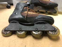 K2 Inlineskates, gebraucht, Grösse 44 mit 4 Räder