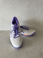 Asics Tennis Schuhe Weiss Violett 