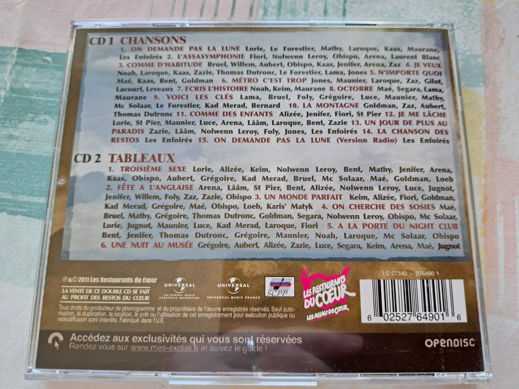 CD: Cd 2011 Dans l'oeil des enfoirés  – Usato da Pully venduto da bro_n52j 2