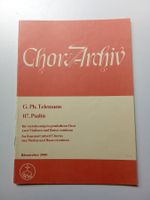 Telemann: 117. Psalm, Aufführungsmaterial
