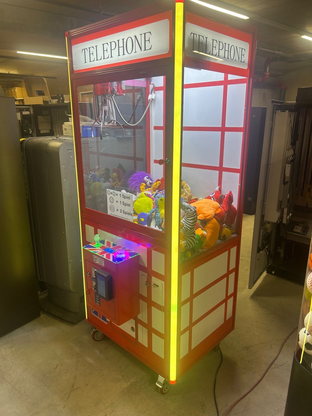 Slot Machine: Plüschtier greiffer mit Kartenterminal NEU – Nuovo e nell'imballaggio originale da Hombrechtikon venduto da SPS-Liquidationen 4