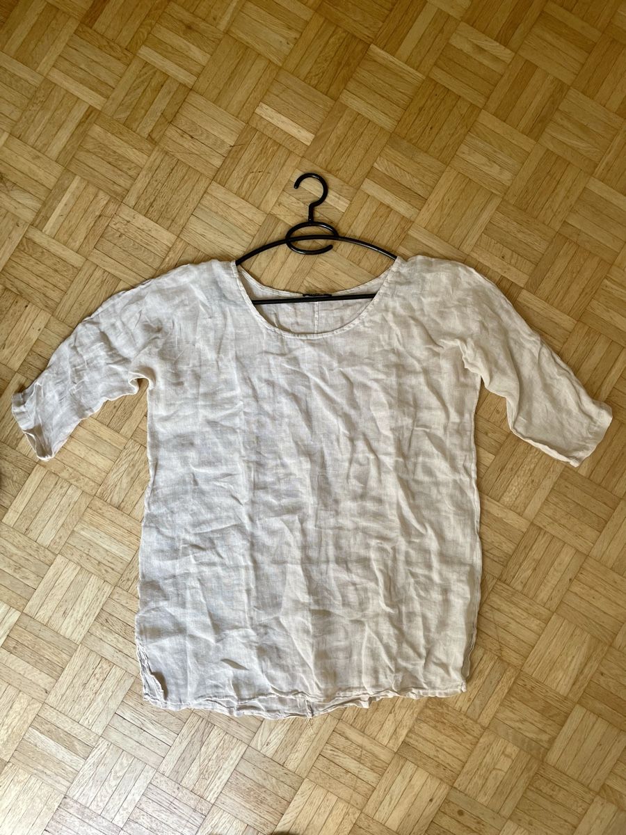 Vestiti: 100% Leinen Strandkleid/Kleid, beige, onesize – Usato da Zürich venduto da Carlajimena 5