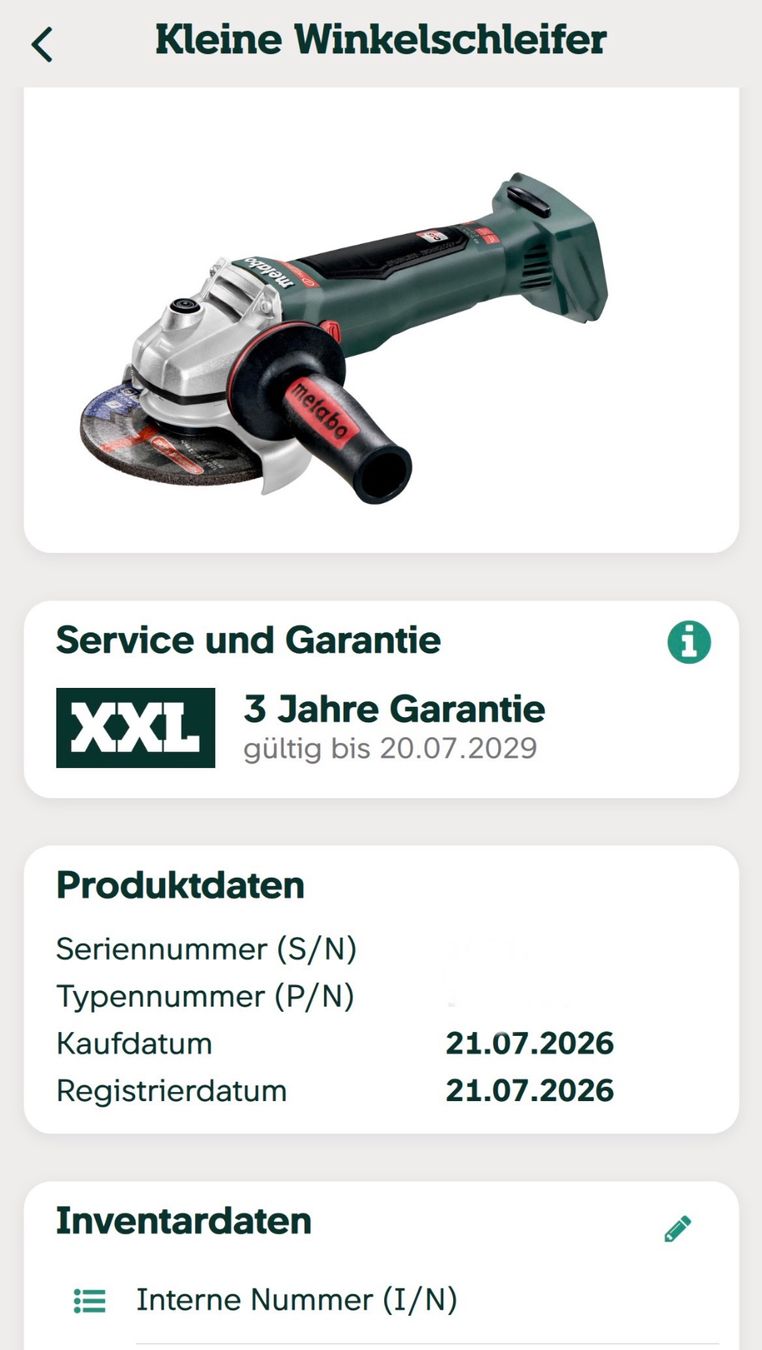 Metabo Tutti gli attrezzi: Profi Trennscheibe Winkelschleifer Metabo Solo – Usato da Hittnau venduto da Oracel 6