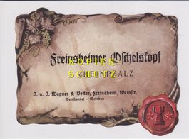 Etikette - Freinsheimer Oschelstopf (Rheinpfalz) /bd