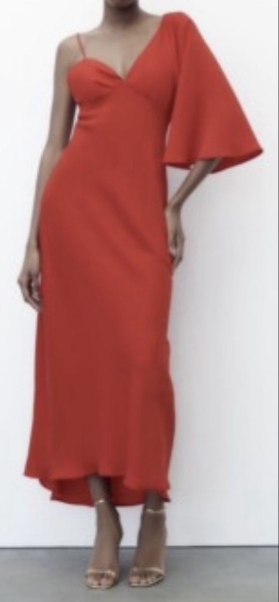 Zara Robes: Zara Kleid rot Grösse S, Polyester Versand + 9.- – D'occasion à Meilen par ana9 1