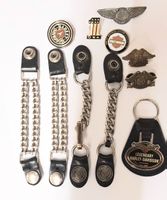 Harley-Davidson Accessoires Set. Pins Ketten für Kutte