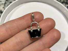 Thomas Sabo Charm Handtasche 👜 Schwarz 🖤 Silber 925