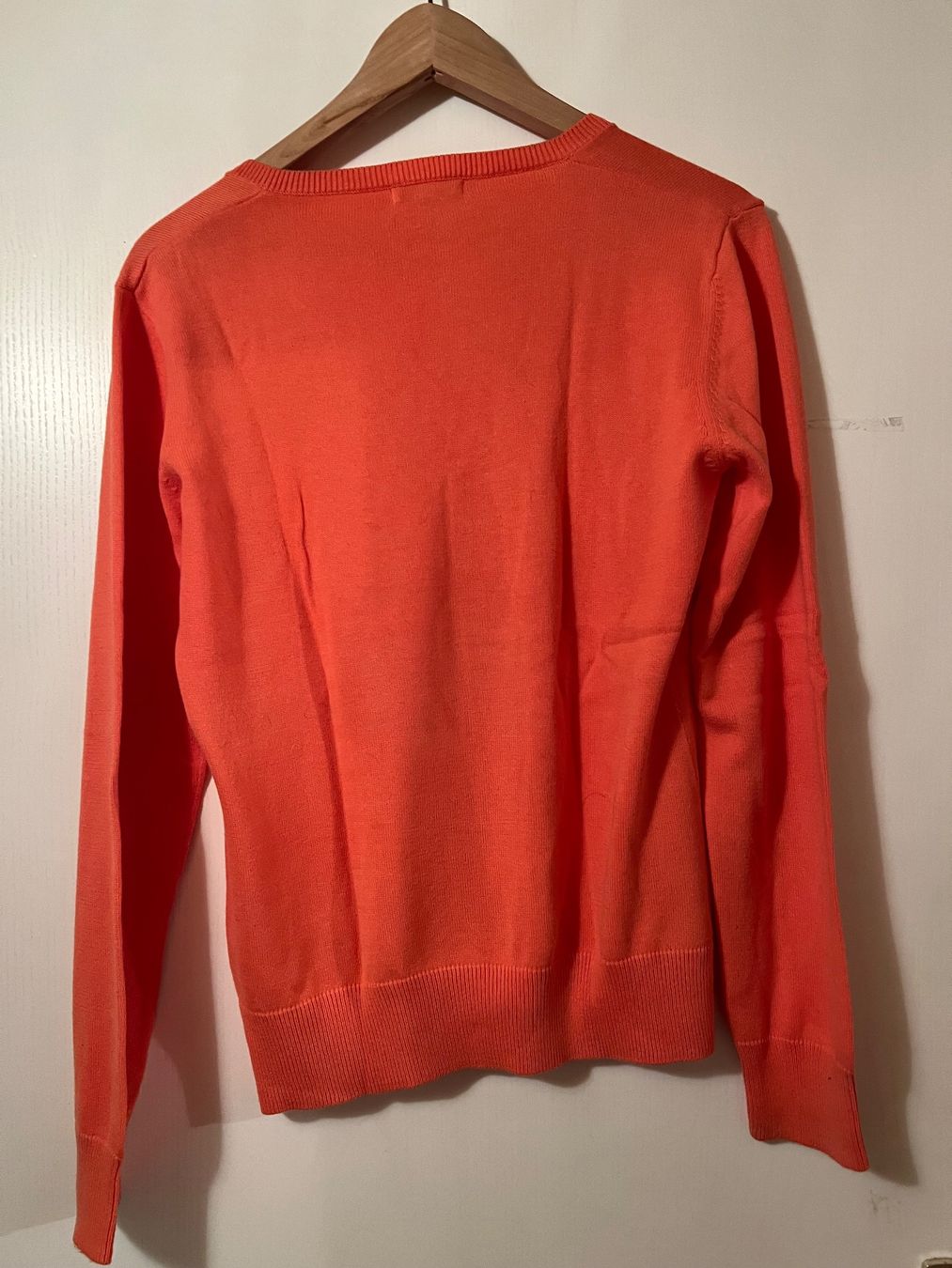 Maglioni & Felpe: Pullover Crossways orange V-Ausschnitt Grösse M, Baumwolle – Usato da Ruggell venduto da Malbuntiger01 2