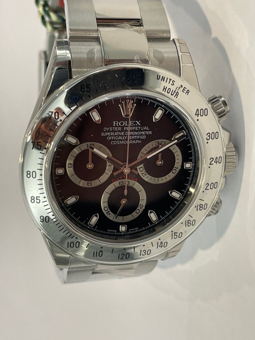 Rolex Daytona Stahl vollverklebt 116520 Sammler Objekt Neu (Neu und ...