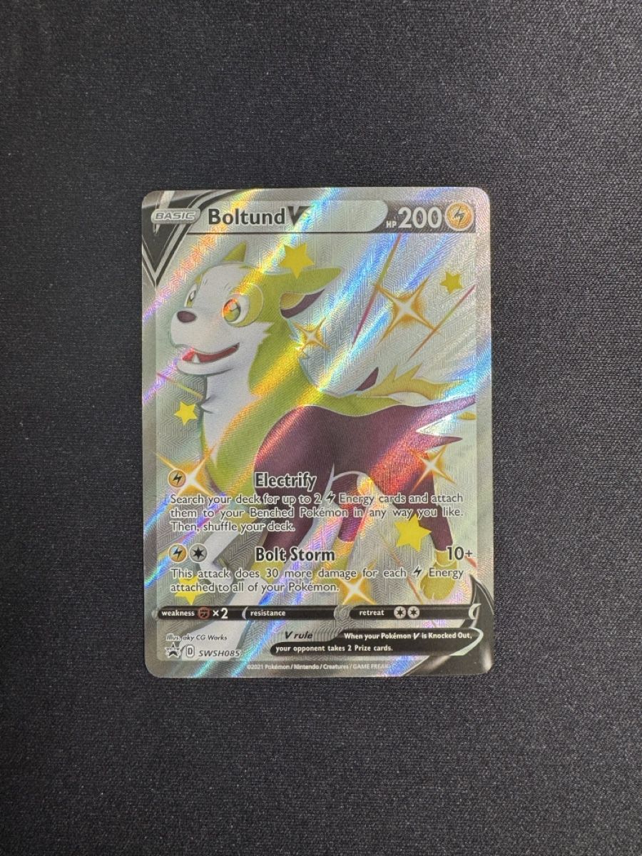 Pokémon Carte collezionabili: Boltund V EN - Near Mint – Nuovo (secondo la descrizione) da Horgen venduto da ric_tz6s