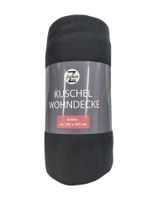 Kuscheldecke Fleece Decke mit Kreuzstich, 130x160 cm