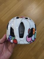 Alpina Kids Bike Helmet, floral design, 50-55 cm.