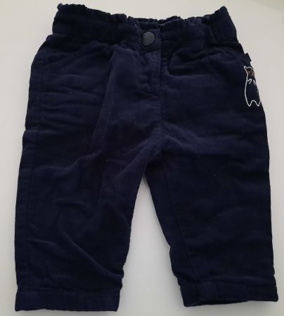 Blaue Manchesterhose Cadet Rousselle, Grösse 6 Monate