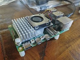 Raspberry Pi 5 8GB + Active Cooler, alim 27W, boîtier, HDMI