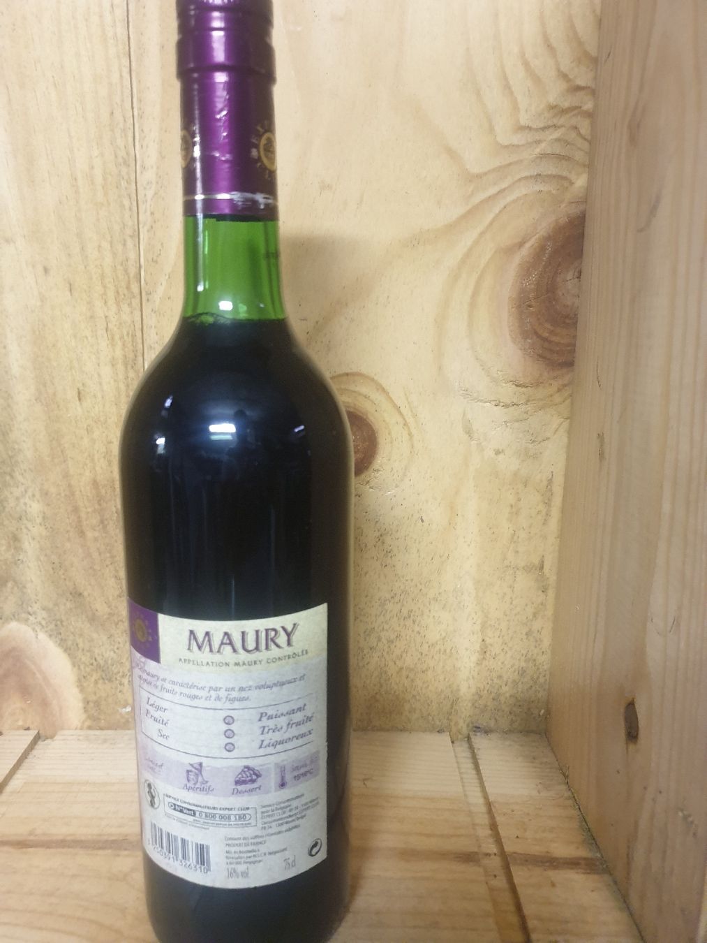Vino: Vin Maury AOC Terres de Soleil 75cl  – Usato da Rennaz venduto da Winelovers1983 1