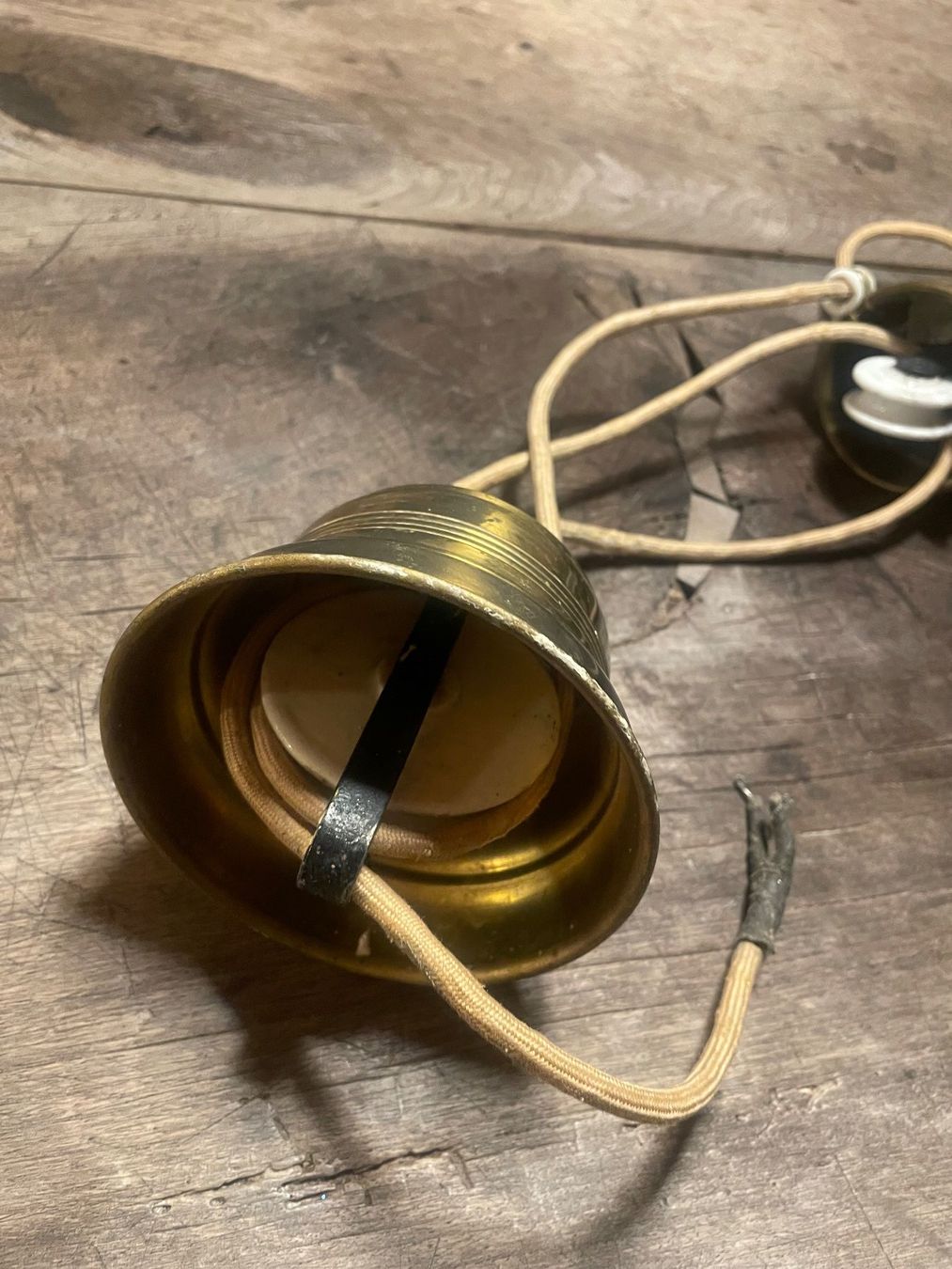 Lampadari & plafoniere: Vintage Deckenlampe, Höhenverstellbar, Messing – Usato da Zuoz venduto da ViRuFu 3