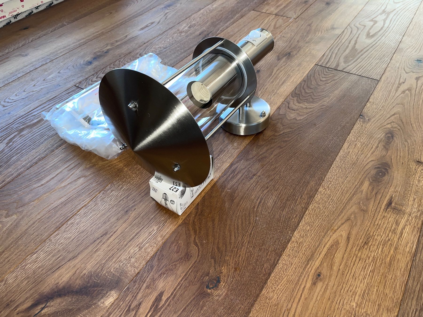 Lampade: Schöne Edelstahl Aussenleuchte, +++NEU+++ ! – Nuovo e nell'imballaggio originale da Büsserach venduto da Cabstardwarf3 4