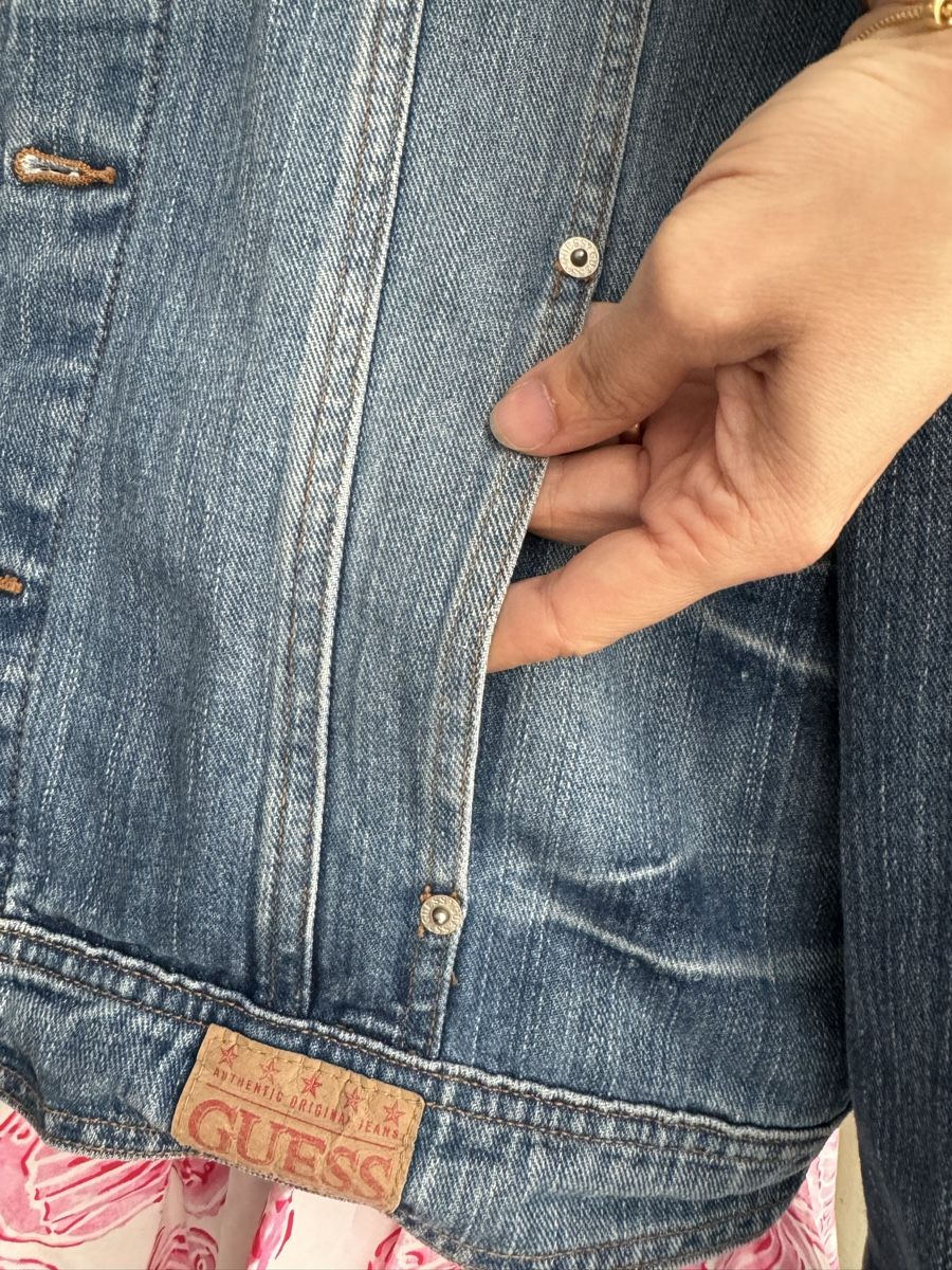 Guess Giacche: Guess Jeans Jacke Denim Jacke – Usato da Obfelden venduto da cesarina10 6