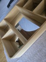 Wandregal Holz mit Spiegel gut erhalten 5 Fächer 55cm