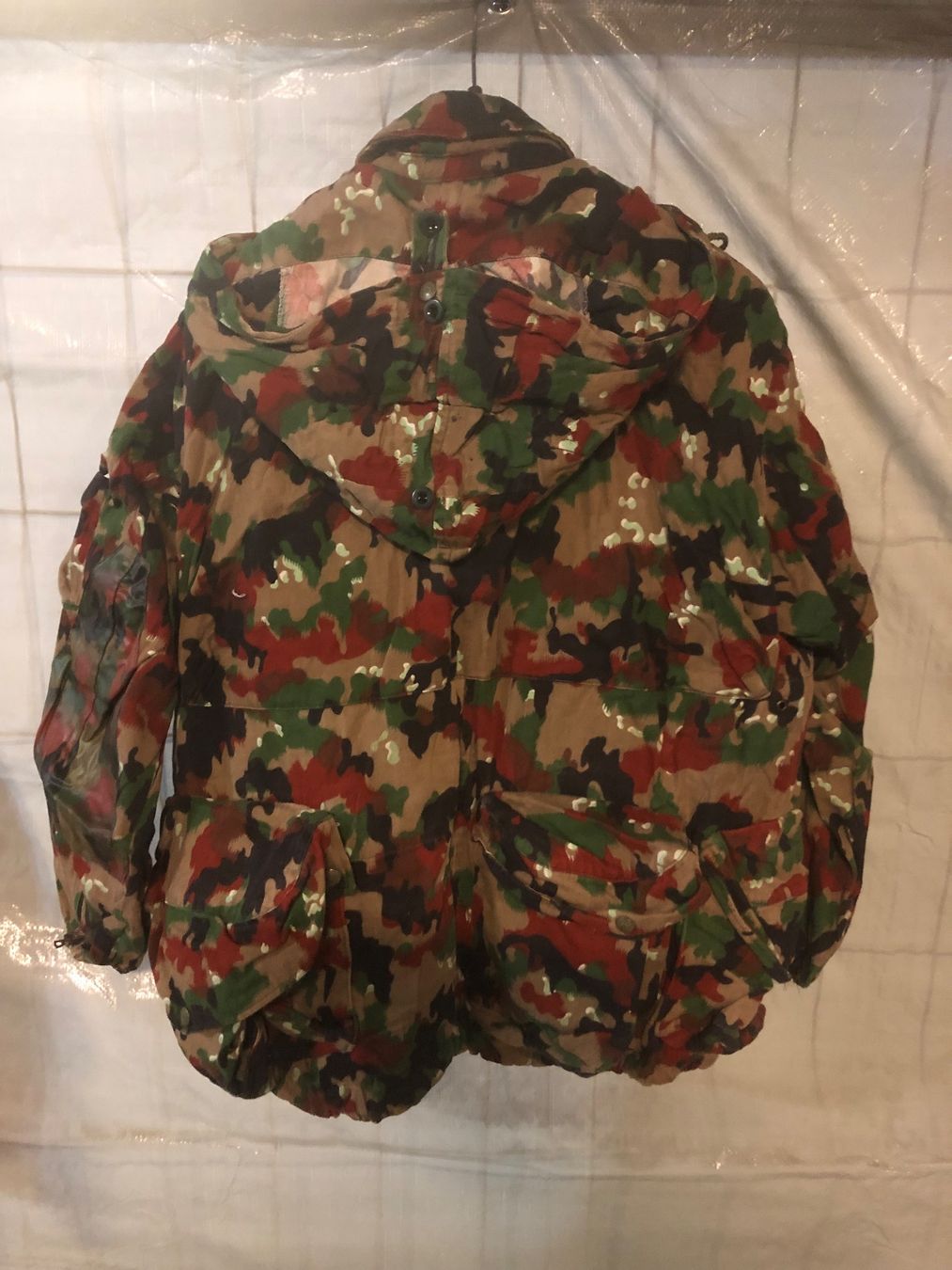 Schweizer Armee Kampfanzug 70 Jacke 56 Tarnanzug TAZ