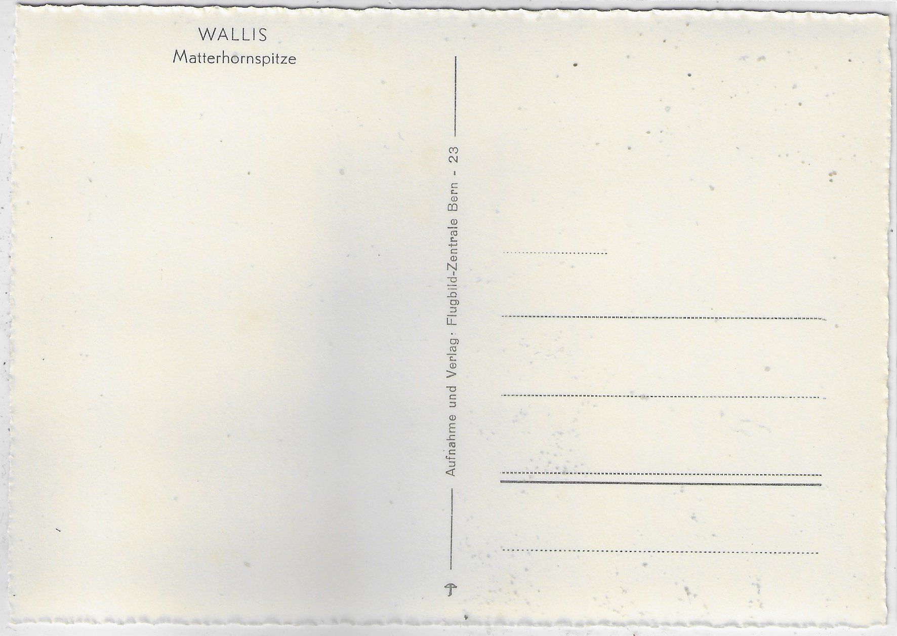 Cartoline postali: Flugaufnahme Matterhornspitze – Usato da Ettingen venduto da Kartenplanet 1