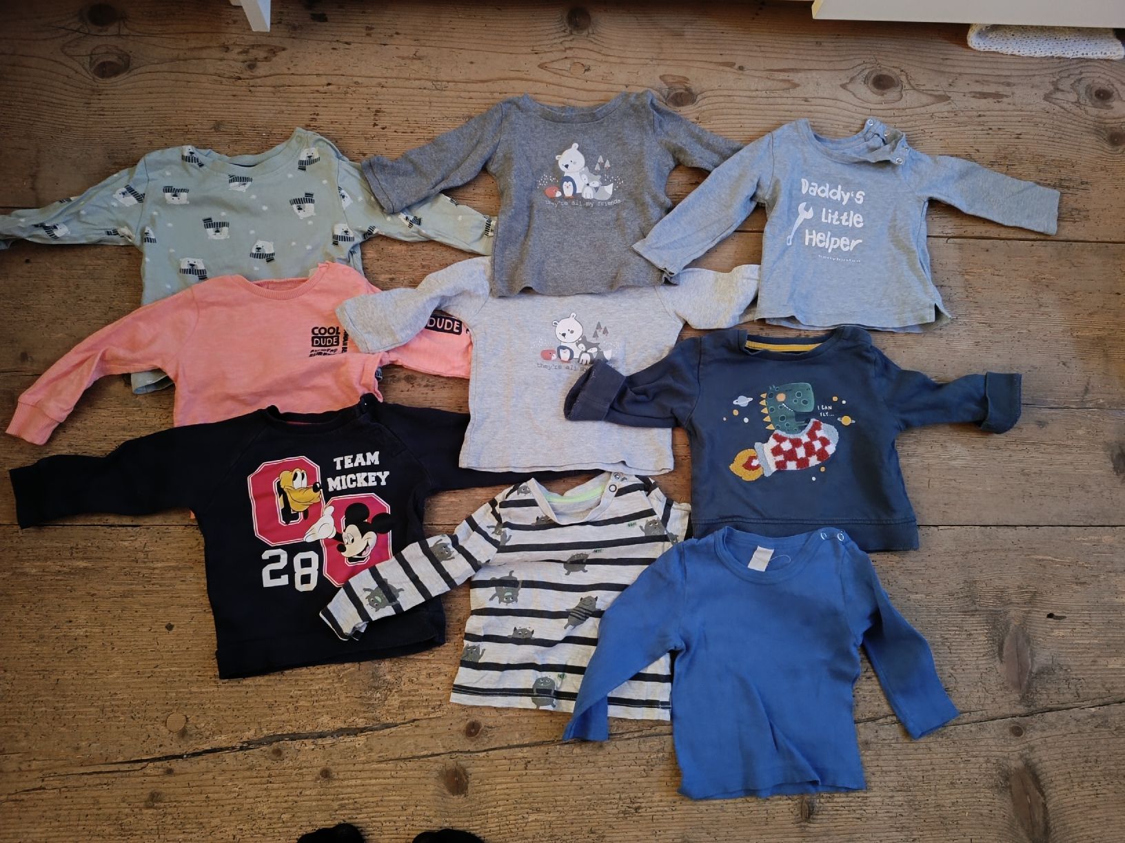 Lotti & Set di vestiti: Oberteile Pullover Set Baby 74 Smile H&M Bellybutton – Usato da Malans GR venduto da maassl