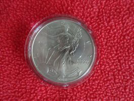 SCHÖNE LIBERTY SILBERMÜNZE VON 2006 - AMERICAN EAGLE