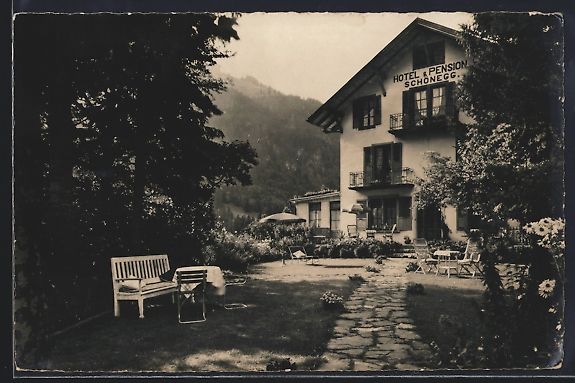 Cartes postales: AK Kiental /BE, Hotel, Pension Schönegg – D'occasion à Berlin par bartko-reher