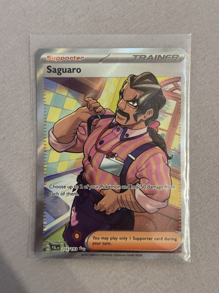 Pokémon Carte collezionabili: Pokémon Saguaro 255/193 Paldea Evolved – Nuovo (secondo la descrizione) da St. Gallen venduto da Xbylucas