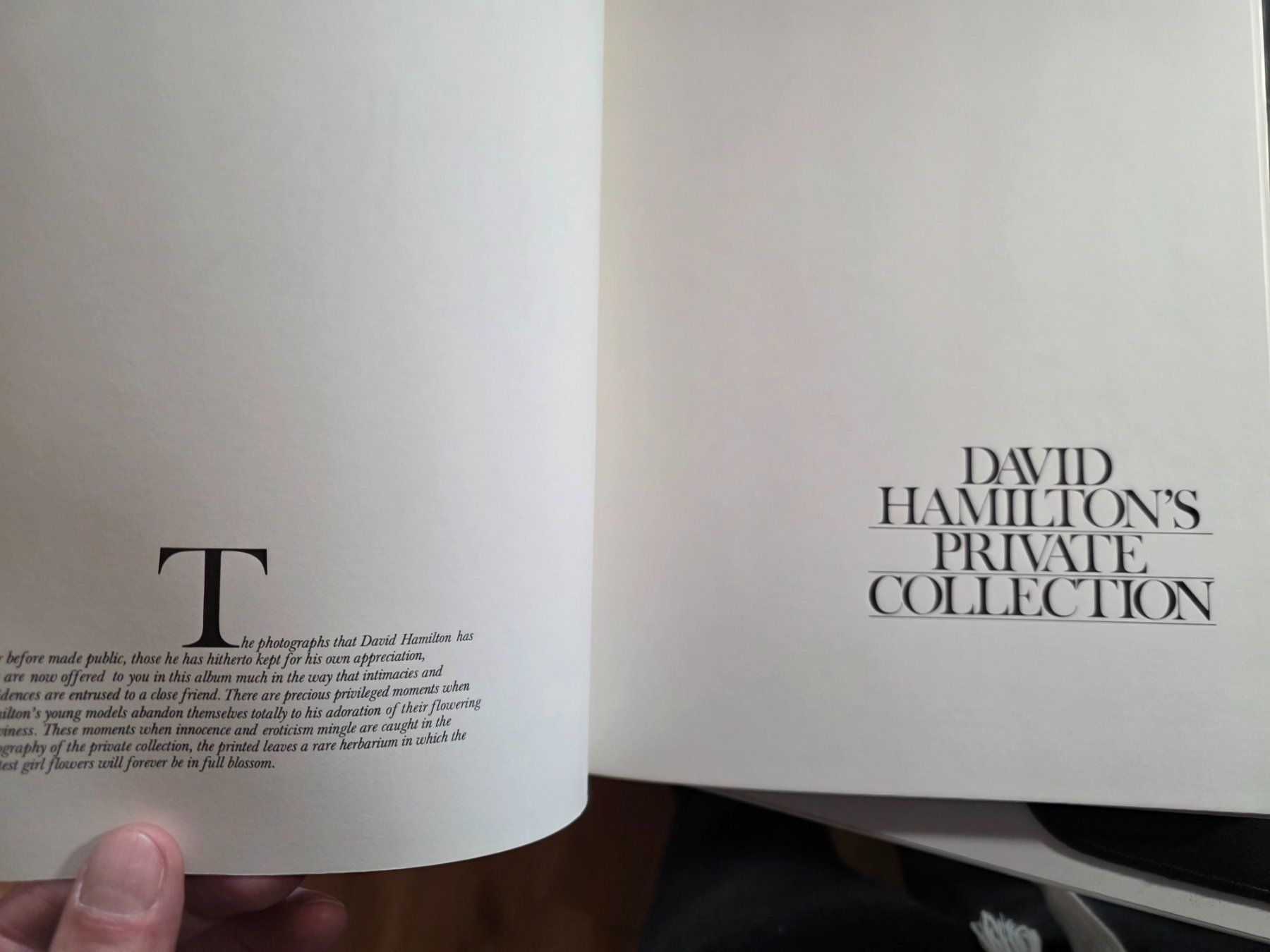 Libri: David Hamilton's Private Collection - 1976 – Usato da Walterswil BE venduto da Lonitti 6