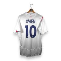 ORIGINAL 2005-07 England Home Shirt Owen #10 (M)
