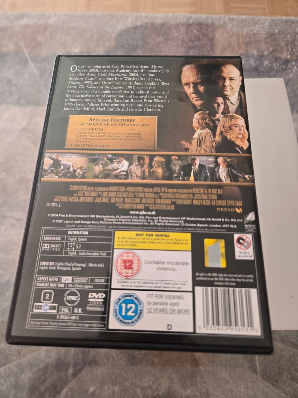 Tutti i DVDs: All the King's Men DVD – Usato da Bussigny venduto da Kfdlt 1