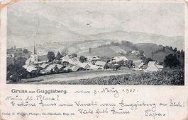 Gruss aus Guggisberg, gelaufen 1900