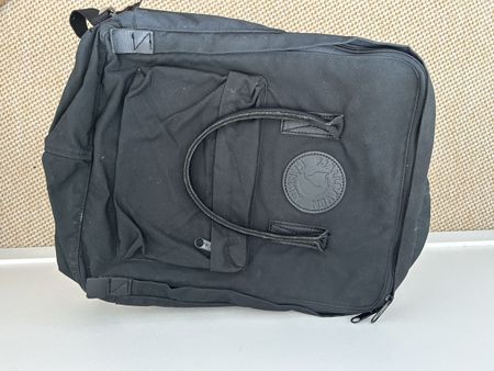 fjällräven kanken mit leder