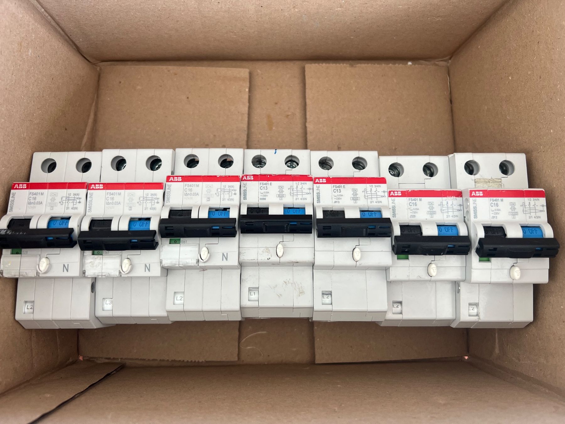 ABB Schalter: 7er Set ABB Smissline TP FILS – Gebraucht aus Romanshorn von DonRicardoo