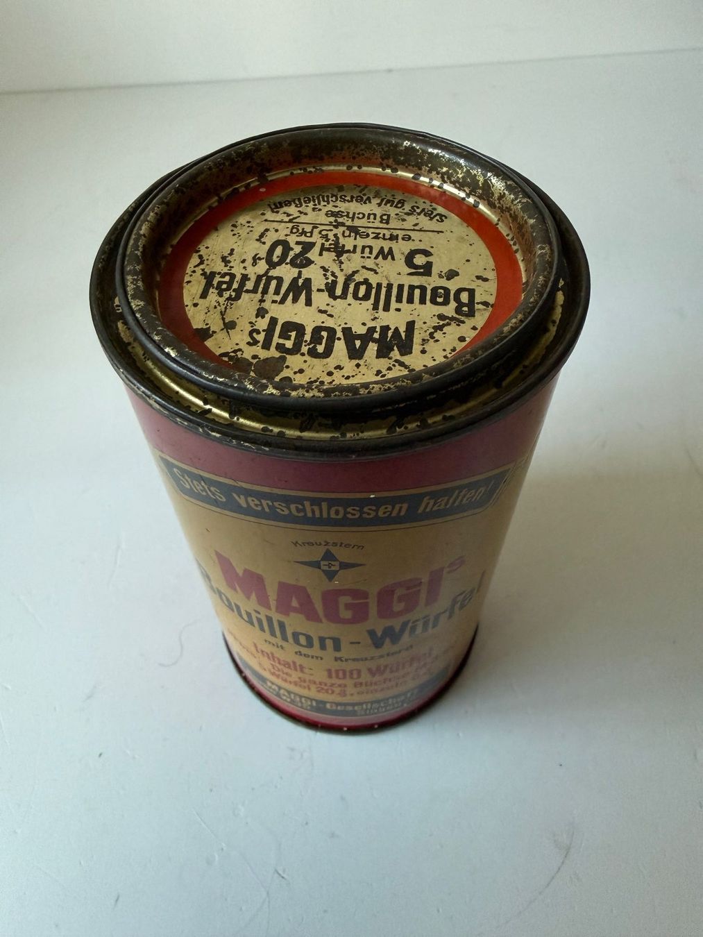 Tutte le decorazioni: Antike Maggi Dose – Usato da Zwingen venduto da moje1 2