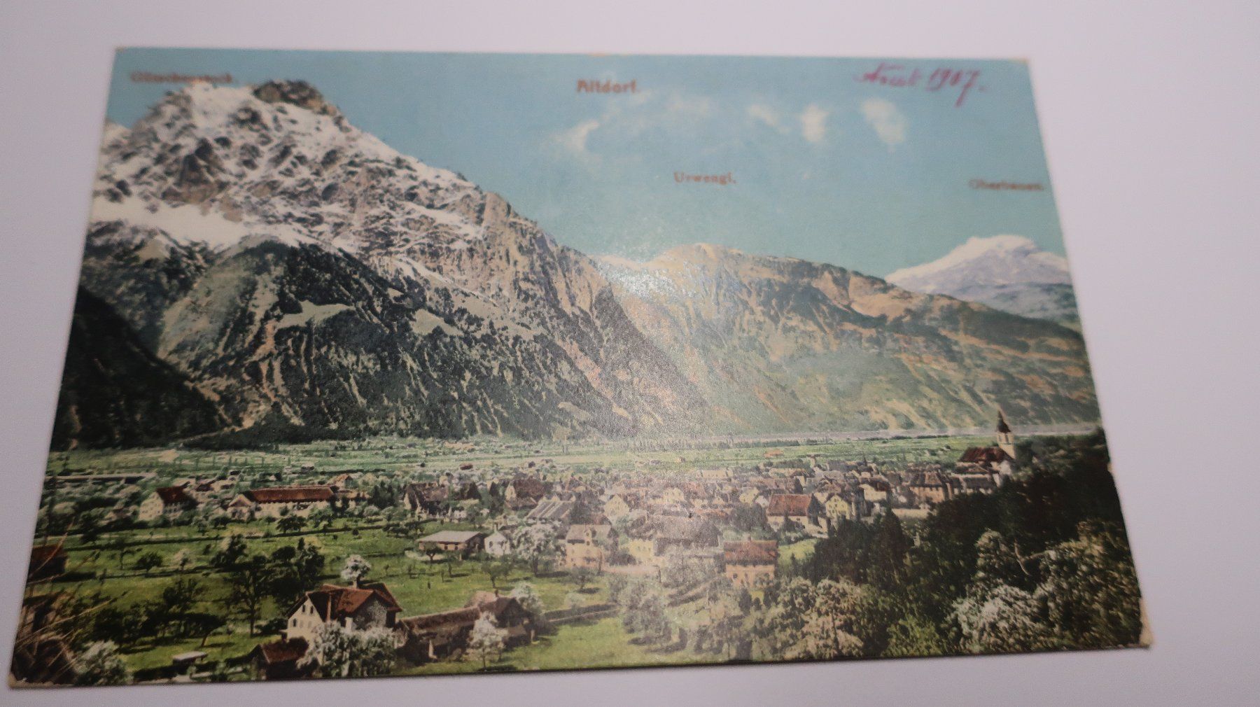 Ansichtskarten: Altdorf 1907 N°788 – Gebraucht aus Cormoret von Pascalll2001 1