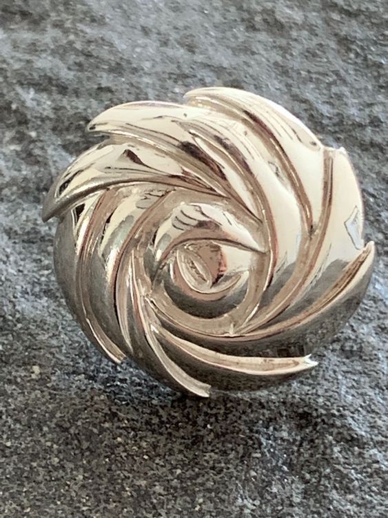 Anelli: Wirbel-Ring gest. 925 Silber, Gr. 61 – Usato da Subingen venduto da Riccardina
