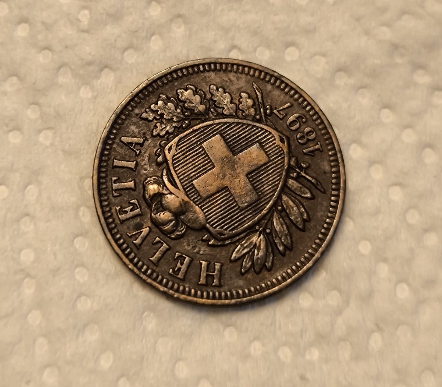 Tutti le monete: 2 Rappen 1897 – Usato da Nyon venduto da AlexKey71 1