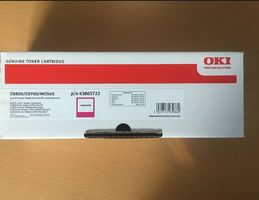 Original OKI C5850 / C5950 / MC560 magenta Toner, 43865722