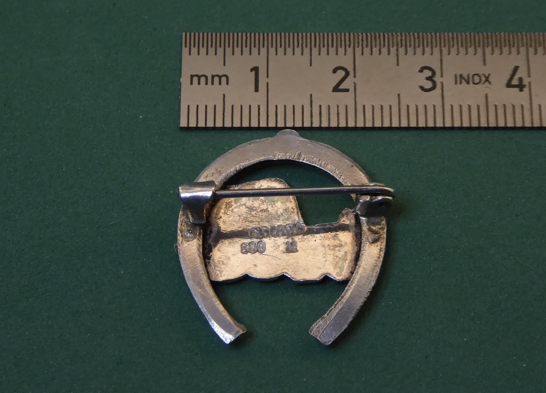 Broschen & Nadeln: Ochsen Karren Brosche 800 Silber – Gebraucht aus Muri AG von silvermouse007 1