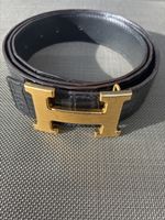 Hermes Crocodile belt
