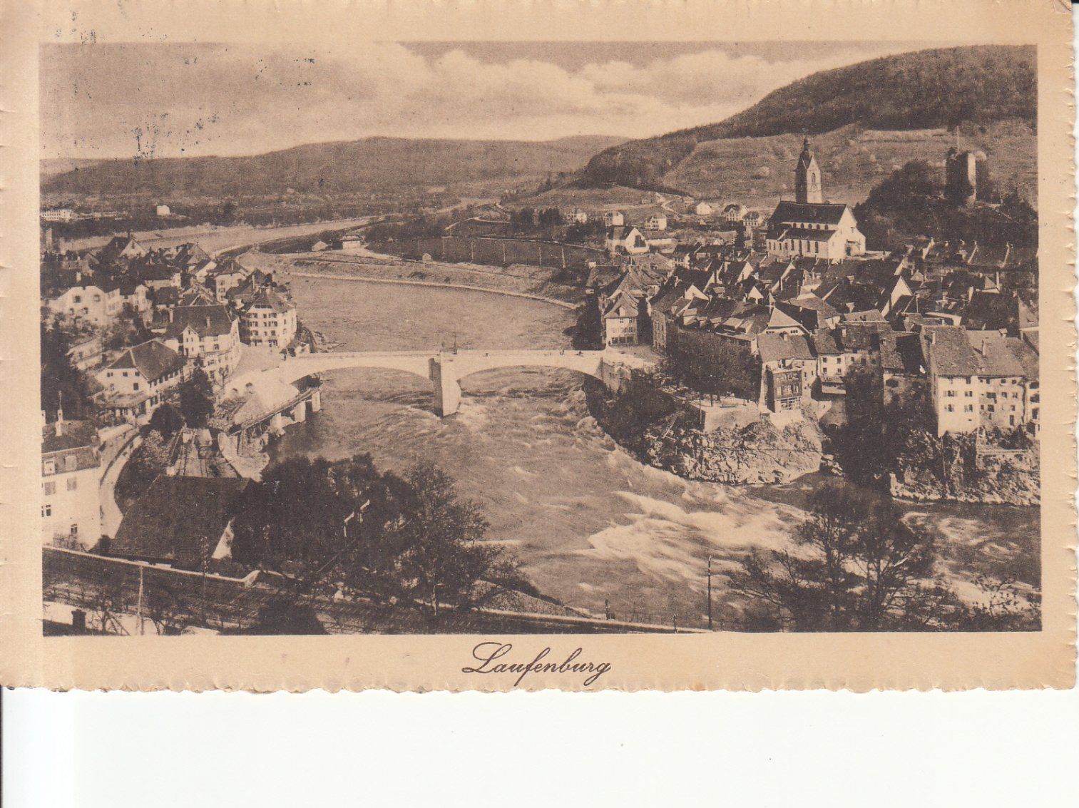 Cartoline postali: Laufenburg 1918 – Usato da Bürglen TG venduto da StampGraf