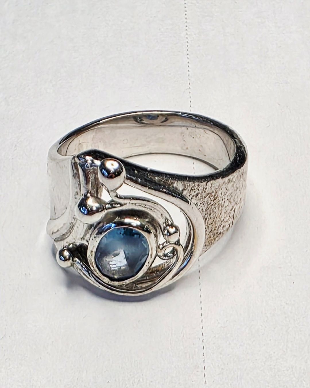 Bagues: Blau Topas Silber Ring – Neuf (Voir description) à Zürich par benedikt12 6