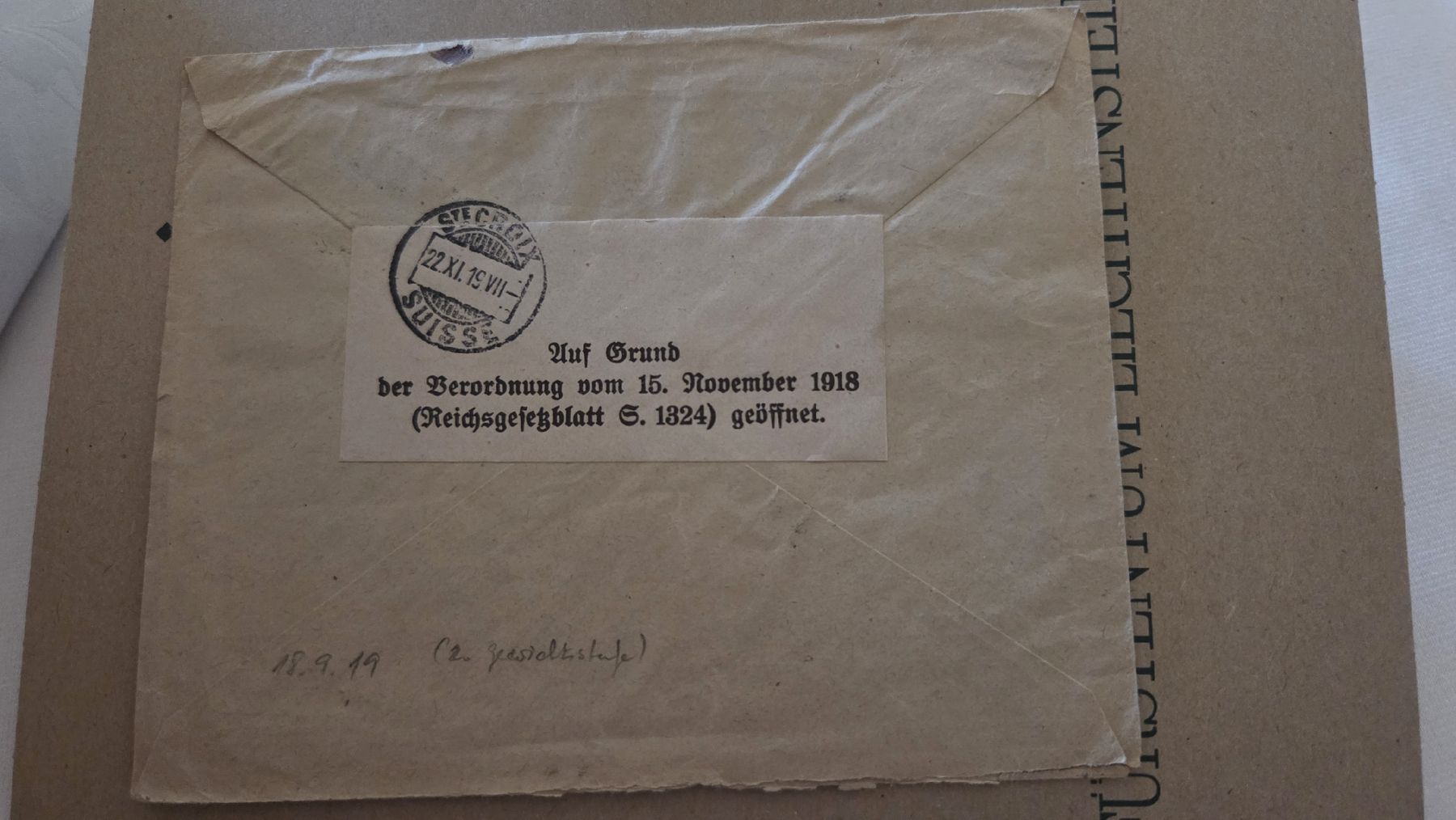 Tutti i francobolli: 1919 Einschreiben Brief Deutsches Reich – Usato da Arni AG venduto da Moth68 1