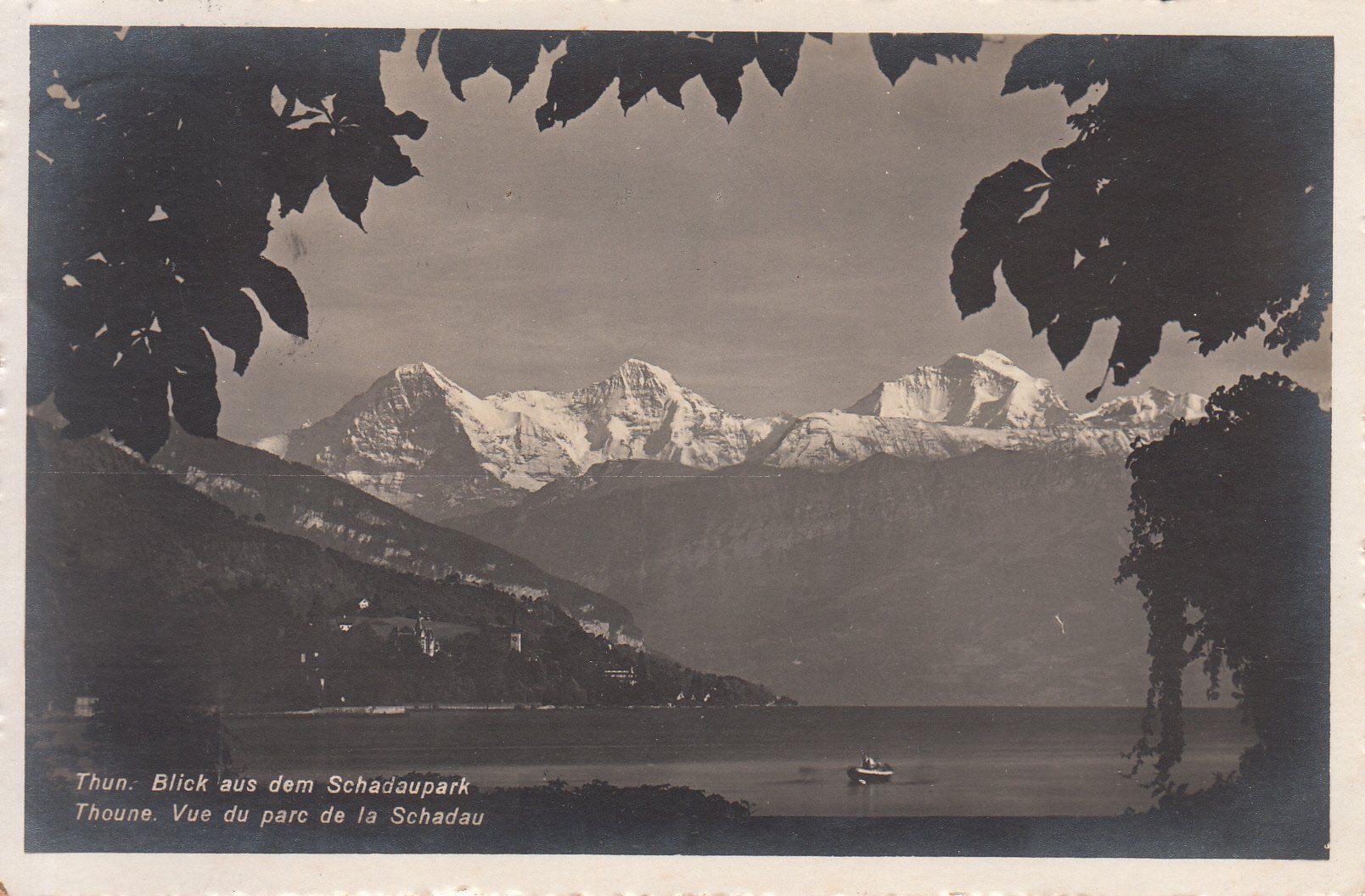 Cartoline postali: Thun Schadaupark 1920 – Usato da Bürglen TG venduto da StampGraf