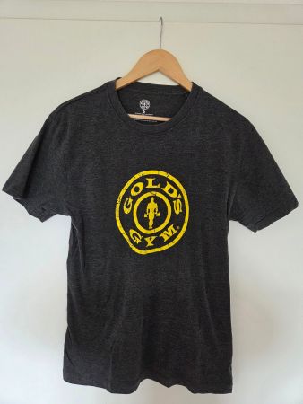 Gold's Gym T-Shirt Stronger Than Excuses Grau Gr. S