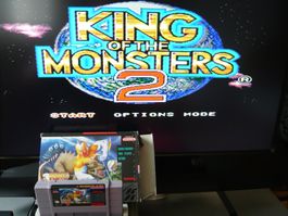 SNES: King of the Monster 2, CIB, Très Bon état