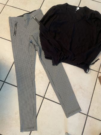 Damen Set Hose  Gr.36 und Shirt Chicorée S neu