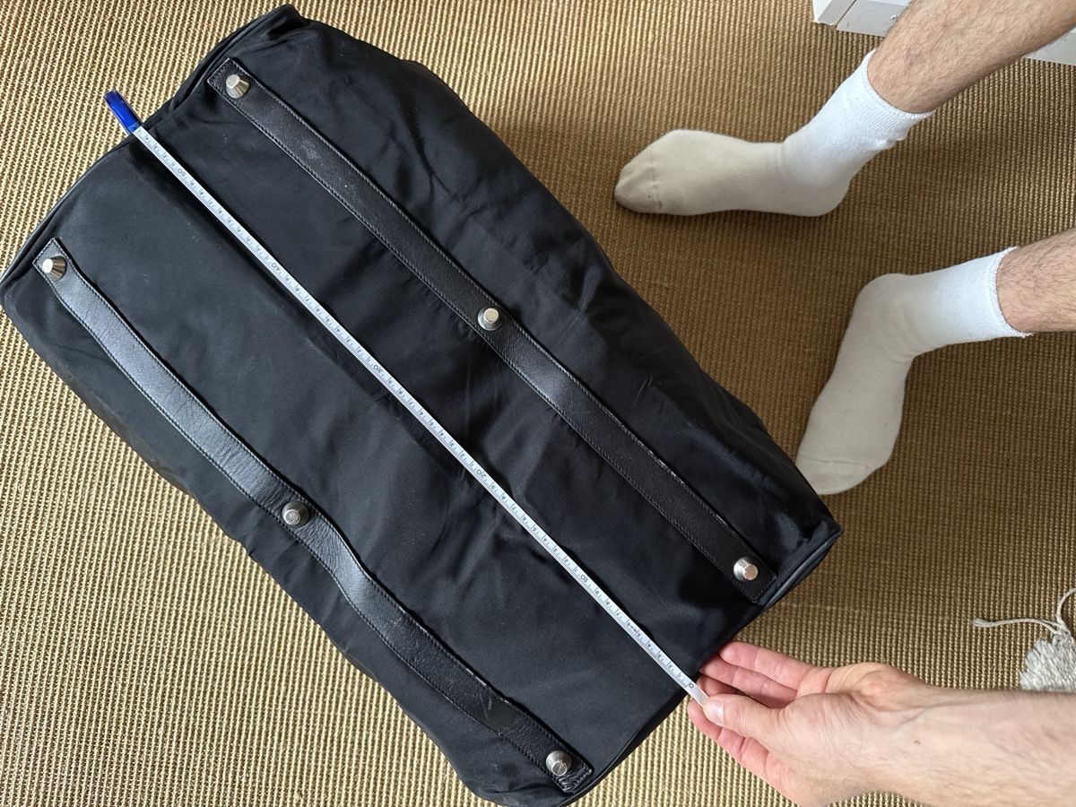 Prada Borse: Prada Reisetasche Nylon schwarz – Usato da Zürich venduto da Ralph12345 4